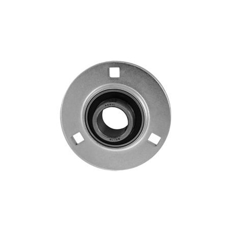Ami Bearings AMI BEARINGS -SINGLE ROW BALL BEARING - 5/8in NARROW SET SCREW PRESSED STEEL 3-BOLT FLANGE BPF2-10
